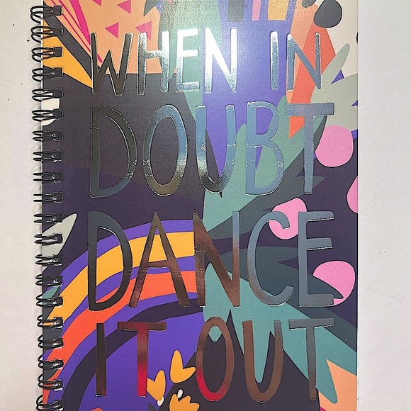 Carnet DANCE Notebook Vibrant Purple Pink Notebook Journal Spiral Binding NWT - Picture 2 of 4